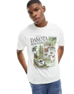 Cotton:On Cotton On Loose Fit T-shirt With Dakota Graphic In Vintage White For Men 11 Cotton:On Cotton On Loose Fit T-shirt With Dakota Graphic In Vintage White For Men -Cotton:On Sales Store 205729535 1 vintagewhite 1