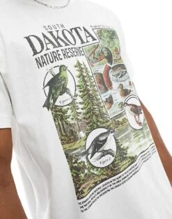 Cotton:On Cotton On Loose Fit T-shirt With Dakota Graphic In Vintage White For Men 8 Cotton:On Cotton On Loose Fit T-shirt With Dakota Graphic In Vintage White For Men -Cotton:On Sales Store 205729535 2