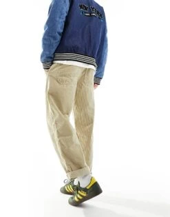 Cotton:On Cotton On Relaxed Fit Trousers In Sand Corduroy For Men -Cotton:On Sales Store 205729596 3