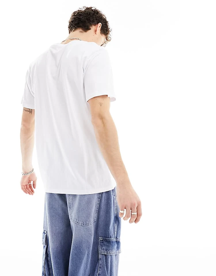 Cotton:On Regular Fit Crew T-shirt In White For Men 4 Cotton:On Regular Fit Crew T-shirt In White For Men - Image 2