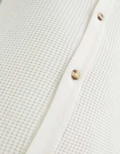 Cotton:On Cotton On Textured Cotton Waffle Knit Relaxed Shirt In Vintage White For Men 8 Cotton:On Cotton On Textured Cotton Waffle Knit Relaxed Shirt In Vintage White For Men -Cotton:On Sales Store 206042599 2