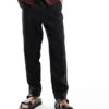 Cotton:On Cotton On Relaxed Straight Leg Linen Trousers In Black For Men -Cotton:On Sales Store 206042624 1 black
