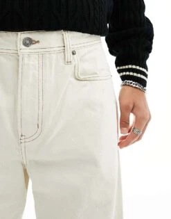 Cotton:On Cotton On Relaxed Straight Leg Jeans In Ecru Denim For Men 11 Cotton:On Cotton On Relaxed Straight Leg Jeans In Ecru Denim For Men -Cotton:On Sales Store 206042659 5