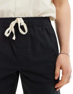 Cotton:On Cotton On Easy Short In Black With Drawstring Waist For Men Black Textrure -Cotton:On Sales Store 206259857 5