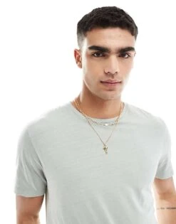 Cotton:On Regular Fit Crew T-shirt In Blue For Men Blue Haze