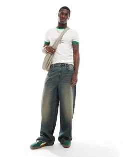 Cotton:On Cotton On Super Baggy Y2K Jean In Washed Blue For Men Y2k Washed Blue -Cotton:On Sales Store 206669904 4