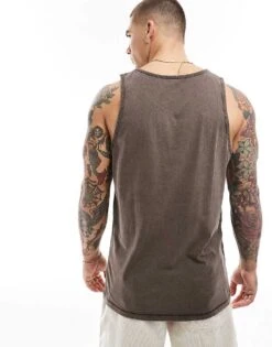 Cotton:On Cotton On Loose Fit Rib Tak Top In Brown For Men Ashen Brown 10 Cotton:On Cotton On Loose Fit Rib Tak Top In Brown For Men Ashen Brown -Cotton:On Sales Store 206669930 4