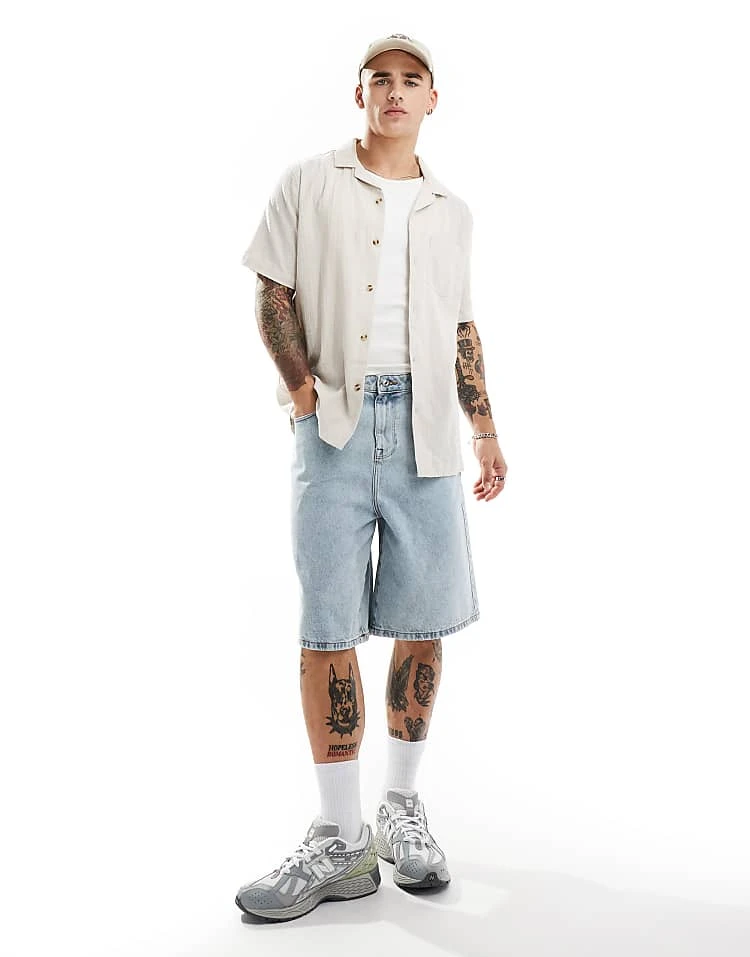 Cotton:On Cotton On Riviera Short Sleeve Shirt In Light Taupe For Men 5 Cotton:On Cotton On Riviera Short Sleeve Shirt In Light Taupe For Men - Image 3