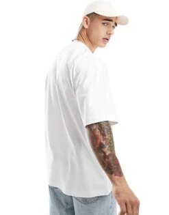 Cotton:On Cotton On Box Fit Plain T-shirt In White For Men 8 Cotton:On Cotton On Box Fit Plain T-shirt In White For Men -Cotton:On Sales Store 206669970 2