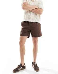 Cotton:On Cotton On Easy Street Shorts In Chocolate For Men