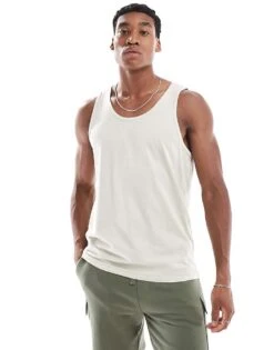 Cotton:On Tank In Ivory For Men 11 Cotton:On Tank In Ivory For Men -Cotton:On Sales Store 206723837 1 ivory 1
