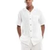 Cotton:On Cotton On Short Sleeve Shirt In White For Men 2 Cotton:On Cotton On Short Sleeve Shirt In White For Men -Cotton:On Sales Store 206782596 1 white