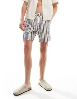 Cotton:On Cotton On Relaxed Shorts In Multi Stripe For Men -Cotton:On Sales Store 206782633 1 multi 1