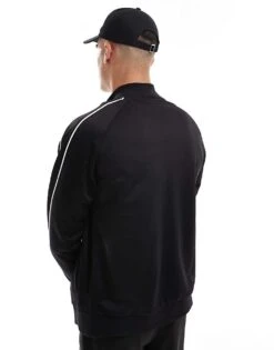 Cotton:On Cotton On Tricot Sports Zip Up Jacket In Black For Men -Cotton:On Sales Store 206791989 4