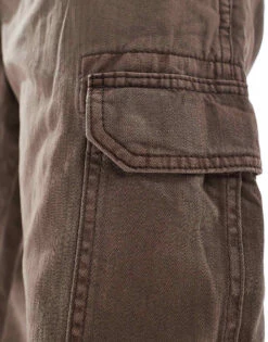 Cotton:On Cotton On Tactical Relaxed Pocket Trousers In Brown For Men Dark Brown -Cotton:On Sales Store 206792091 3