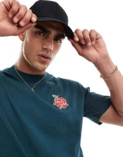 Cotton:On Cotton On Green Oversized T-shirt With Love Heart Graphic For Men Teal 8 Cotton:On Cotton On Green Oversized T-shirt With Love Heart Graphic For Men Teal -Cotton:On Sales Store 206792099 2