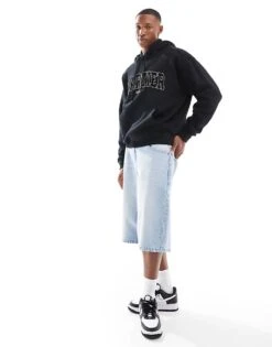 Cotton:On Cotton On Boxy Fit Pullover Hoodie In Black With Paris Graphic For Men 9 Cotton:On Cotton On Boxy Fit Pullover Hoodie In Black With Paris Graphic For Men -Cotton:On Sales Store 206827261 3