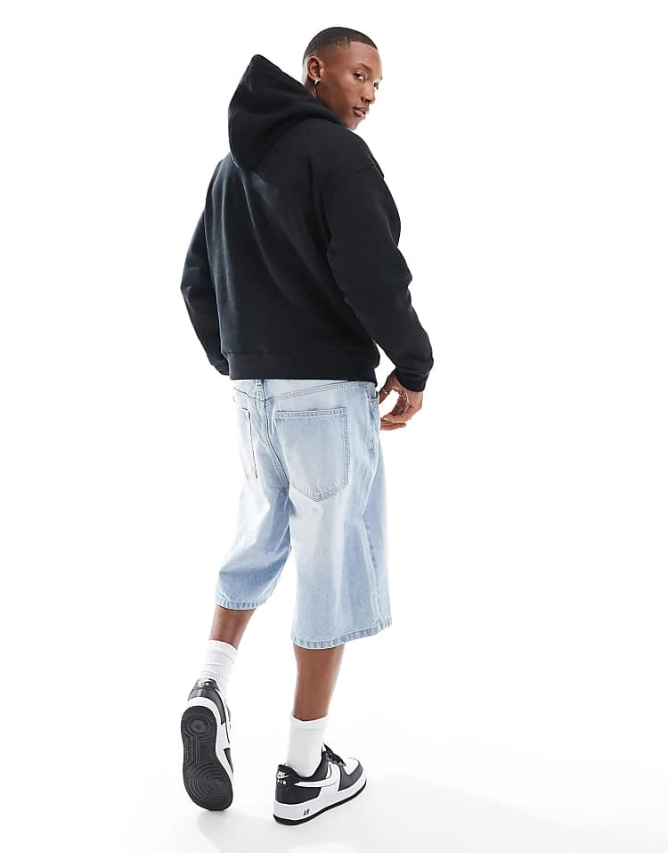 Cotton:On Cotton On Boxy Fit Pullover Hoodie In Black With Paris Graphic For Men 6 Cotton:On Cotton On Boxy Fit Pullover Hoodie In Black With Paris Graphic For Men - Image 4