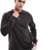 Cotton:On Cotton On Loose Fit Long Sleeve T-shirt In Washed Black For Men -Cotton:On Sales Store 206827291 1 washedblack