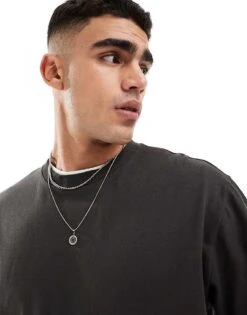 Cotton:On Cotton On Loose Fit Long Sleeve T-shirt In Washed Black For Men 9 Cotton:On Cotton On Loose Fit Long Sleeve T-shirt In Washed Black For Men -Cotton:On Sales Store 206827291 3