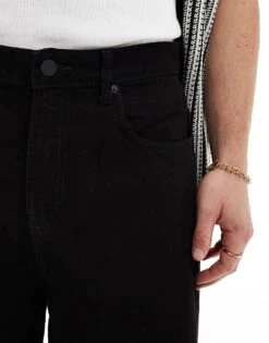 Cotton:On Cotton On Super Baggy Denim Jeans In Heartbreaker Black For Men -Cotton:On Sales Store 206827309 4