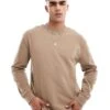 Cotton:On Cotton On Loose Fit Rib Long Sleeve T-shirt In Taupe For Men -Cotton:On Sales Store 206827369 1 taupe