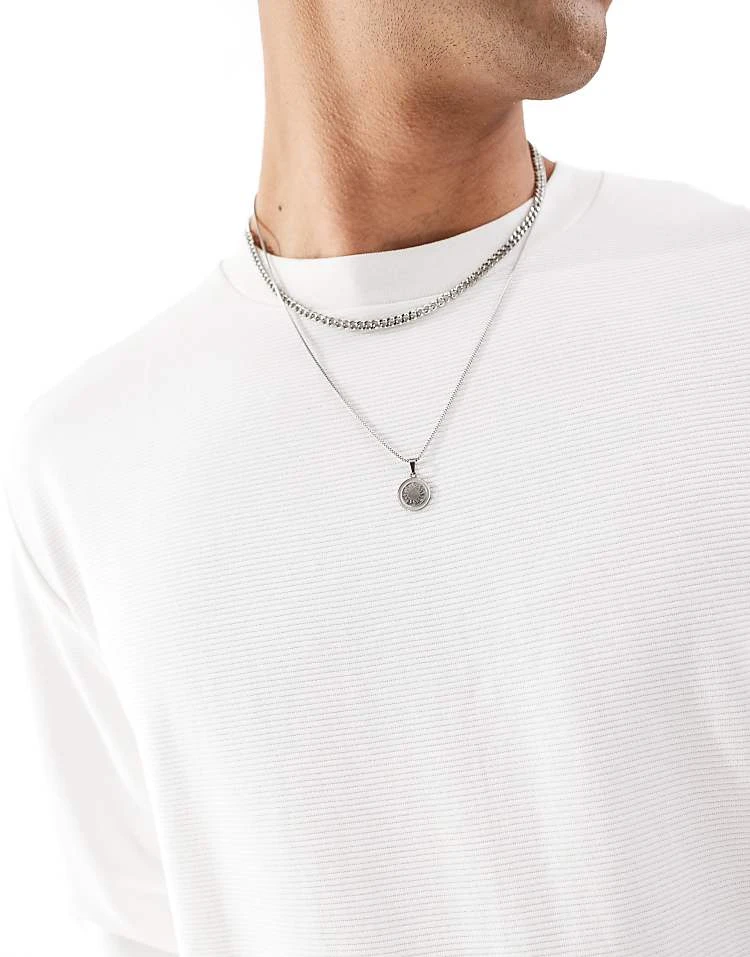 Cotton:On Cotton On Loose Fit Rib Long Sleeve T-shirt In Vintage White For Men 4 Cotton:On Cotton On Loose Fit Rib Long Sleeve T-shirt In Vintage White For Men - Image 2