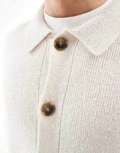 Cotton:On Cotton On Grandpa Knitted Cardigan In Off White For Men 8 Cotton:On Cotton On Grandpa Knitted Cardigan In Off White For Men -Cotton:On Sales Store 206930580 2