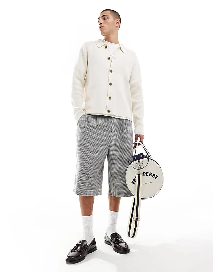 Cotton:On Cotton On Grandpa Knitted Cardigan In Off White For Men 5 Cotton:On Cotton On Grandpa Knitted Cardigan In Off White For Men - Image 3