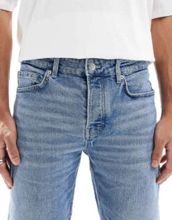 Cotton:On Cotton On Regular Slim Fit Jeans In Burnin Blue Denim For Men -Cotton:On Sales Store 206934177 5