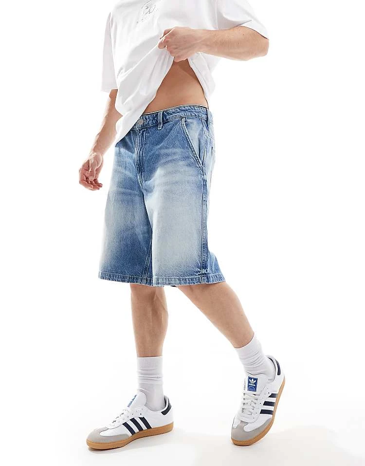 Cotton:On Baggy Denim Short In Blue For Men 8 Cotton:On Baggy Denim Short In Blue For Men - Image 6