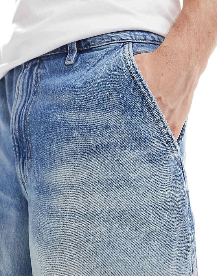 Cotton:On Baggy Denim Short In Blue For Men 5 Cotton:On Baggy Denim Short In Blue For Men - Image 3