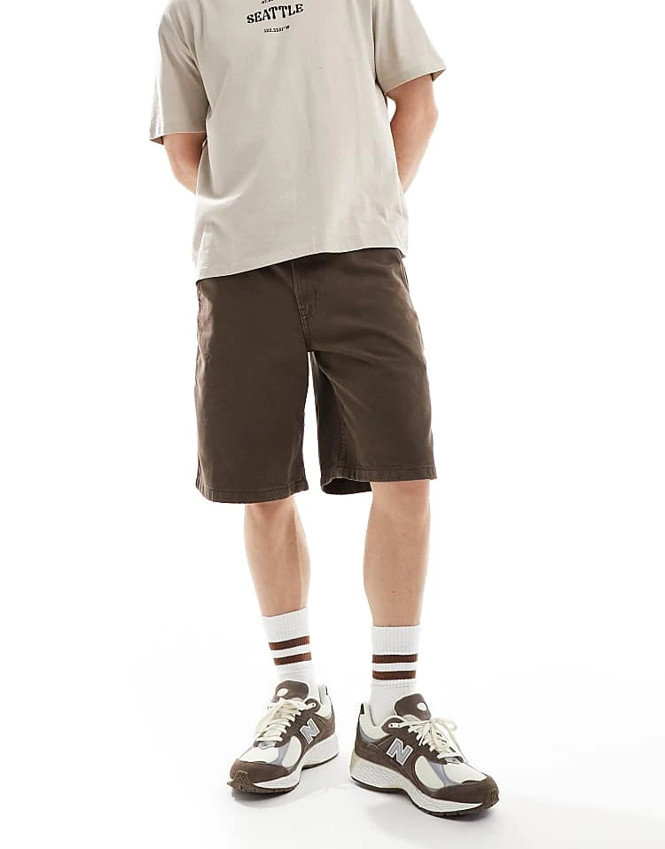 Cotton:On Baggy Denim Short In Brown For Men 3 Cotton:On Baggy Denim Short In Brown For Men