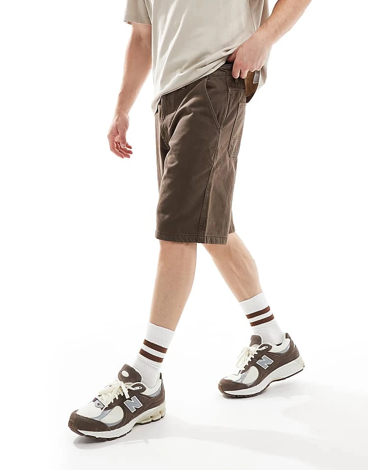 Cotton:On Baggy Denim Short In Brown For Men 6 Cotton:On Baggy Denim Short In Brown For Men - Image 4