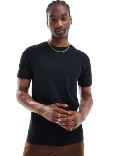 Cotton:On Regular Fit Crew T-shirt In Black For Men 11 Cotton:On Regular Fit Crew T-shirt In Black For Men -Cotton:On Sales Store 206984679 1 black 1