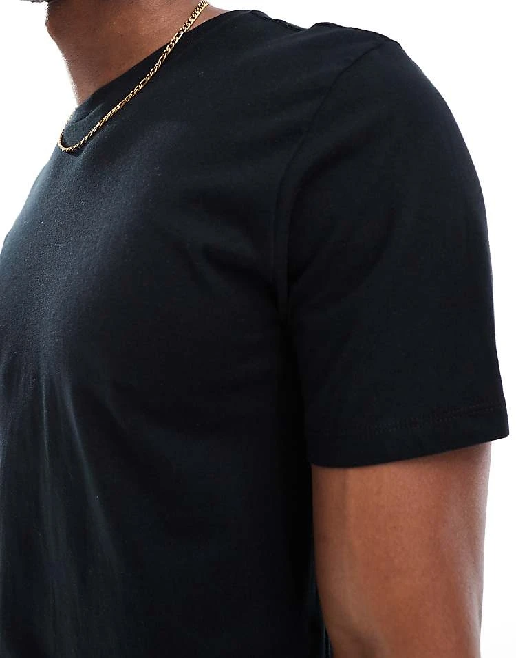 Cotton:On Regular Fit Crew T-shirt In Black For Men 6 Cotton:On Regular Fit Crew T-shirt In Black For Men - Image 4