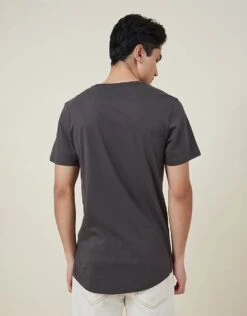 Cotton:On Longline T-shirt In Black For Men -Cotton:On Sales Store 206984690 3