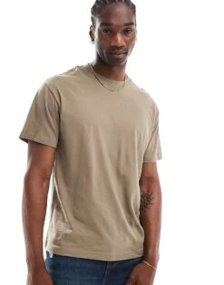 Cotton:On Loose Fit T-shirt In Beige For Men