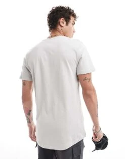 Cotton:On Longline T-shirt In Grey For Men 9 Cotton:On Longline T-shirt In Grey For Men -Cotton:On Sales Store 206985853 3