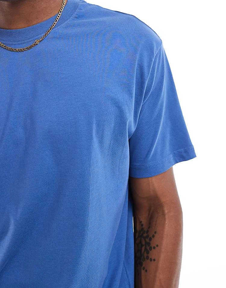 Cotton:On Loose Fit T-shirt In Blue For Men 4 Cotton:On Loose Fit T-shirt In Blue For Men - Image 2