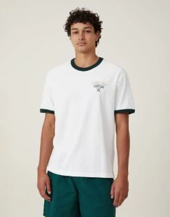 Cotton:On Premium Loose Fit Art T-shirt In White For Men -Cotton:On Sales Store 206986130 1 white 1