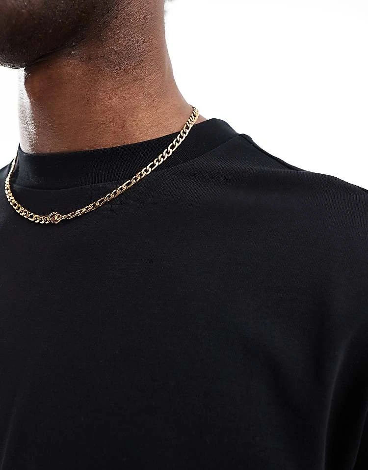 Cotton:On Box Fit Scooped Hem T-shirt In Black For Men 4 Cotton:On Box Fit Scooped Hem T-shirt In Black For Men - Image 2