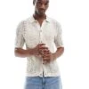 Cotton:On Pablo Short Sleeve Shirt In Off-white For Men 1 Cotton:On Pablo Short Sleeve Shirt In Off-white For Men -Cotton:On Sales Store 206986402 1 offwhite