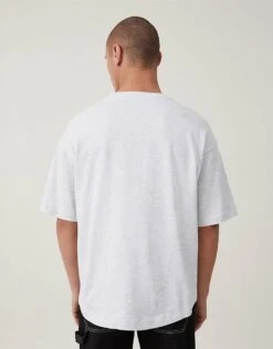 Cotton:On Box Fit Scooped Hem T-shirt In Off-white For Men -Cotton:On Sales Store 206986428 3