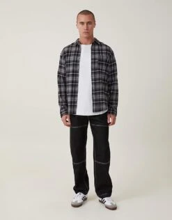 Cotton:On Box Fit Scooped Hem T-shirt In Off-white For Men -Cotton:On Sales Store 206986428 4