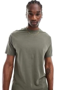 Cotton:On Loose Fit T-shirt In Khaki For Men 11 Cotton:On Loose Fit T-shirt In Khaki For Men -Cotton:On Sales Store 206986500 1 khaki 1