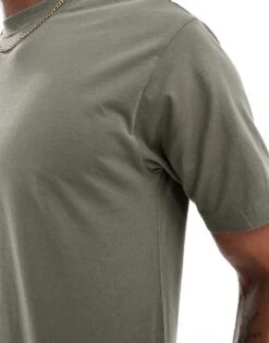 Cotton:On Loose Fit T-shirt In Khaki For Men 9 Cotton:On Loose Fit T-shirt In Khaki For Men -Cotton:On Sales Store 206986500 3