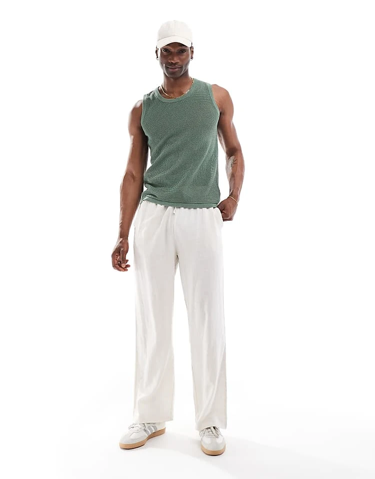 Cotton:On Knit Tank In Green For Men 7 Cotton:On Knit Tank In Green For Men - Image 5