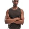 Cotton:On Knit Tank In Brown For Men -Cotton:On Sales Store 206986687 1 brown
