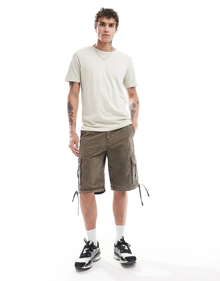 Cotton:On Regular Fit Crew T-shirt In Beige For Men 4 Cotton:On Regular Fit Crew T-shirt In Beige For Men - Image 2